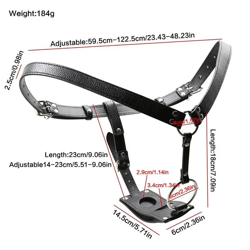 【AD】Adjustable Strapless Suspender Harness Pants Adult Sex Toys Dildos Pants with Triple Belt BDSM Gift for Women Men Beginners view 5