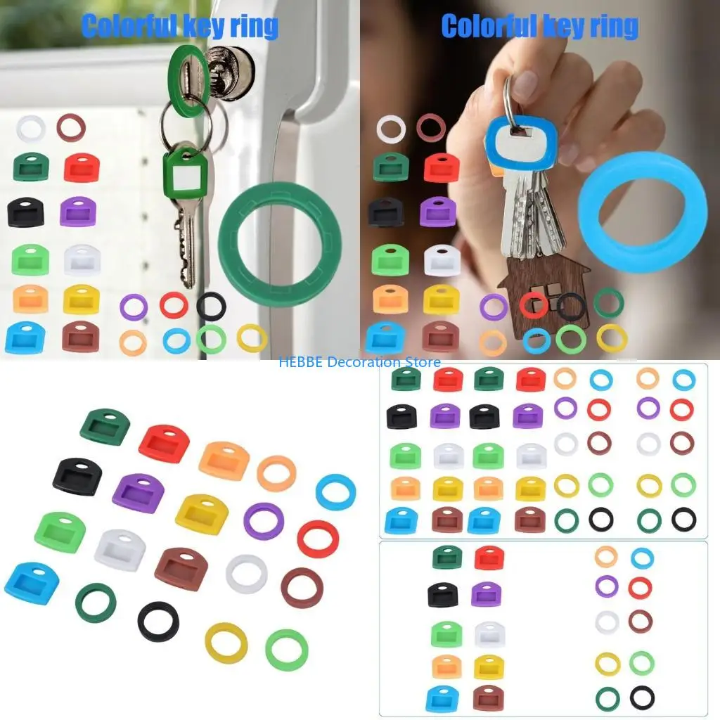 B0KC Soft Silicone Caps Markers For Universal Size Efficient Management