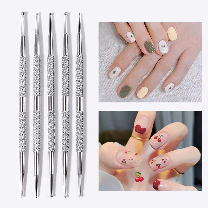 Rhinestone Picker Dotting Tool Set Mandala Painting Nail Art Pen Rhinestone Applicator Dots for Manicure Pointer Nail Decoration