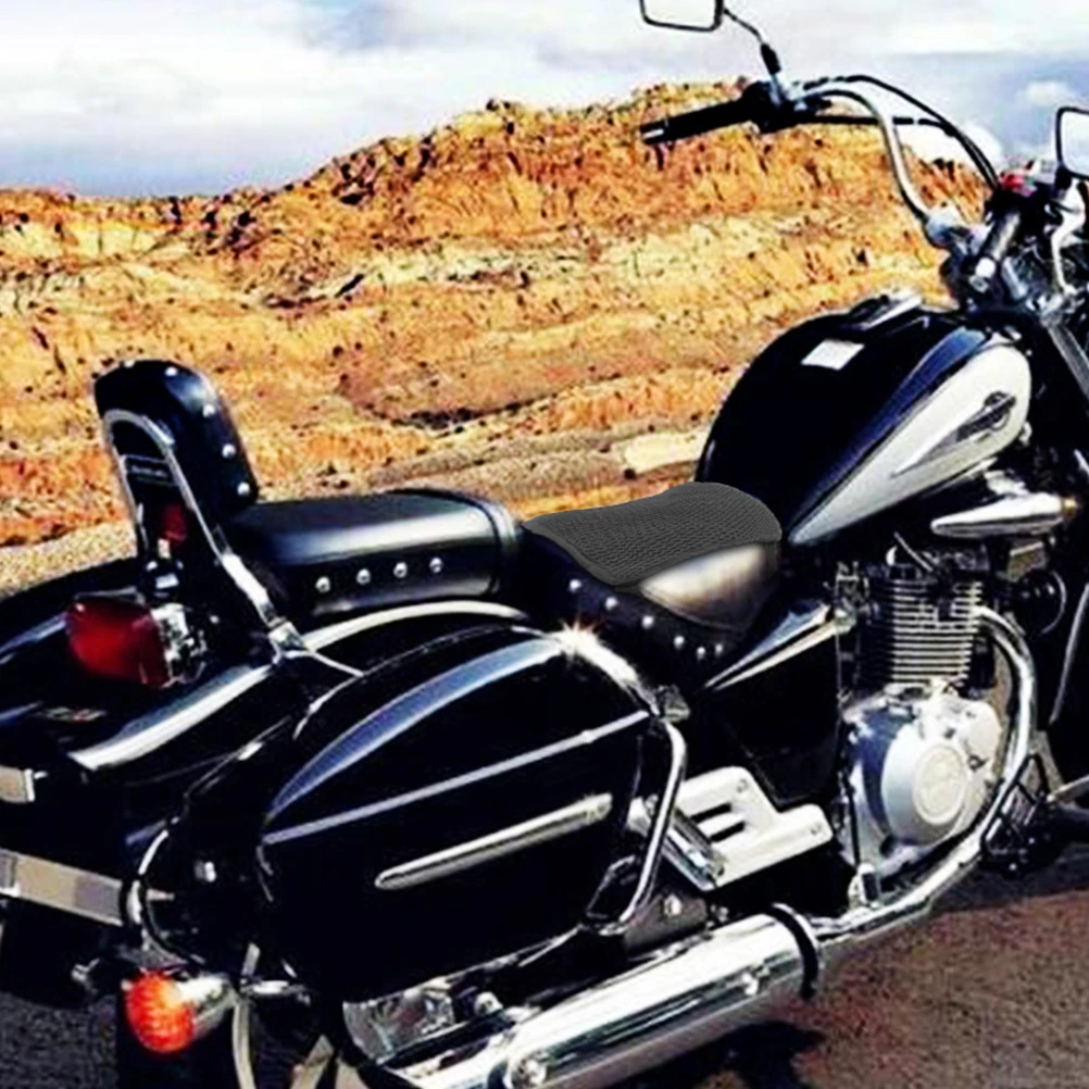 

Motorcycle Seat Cover Gel Cushion Reusable Pad Bike Accessories Vibration Reduction Air Cooling Seat Motorcycle Cushion Summer