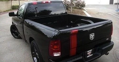 

For Truck vinyl tailgate decal, stripe Dodge Ram mopar rebel logo Racing Rt