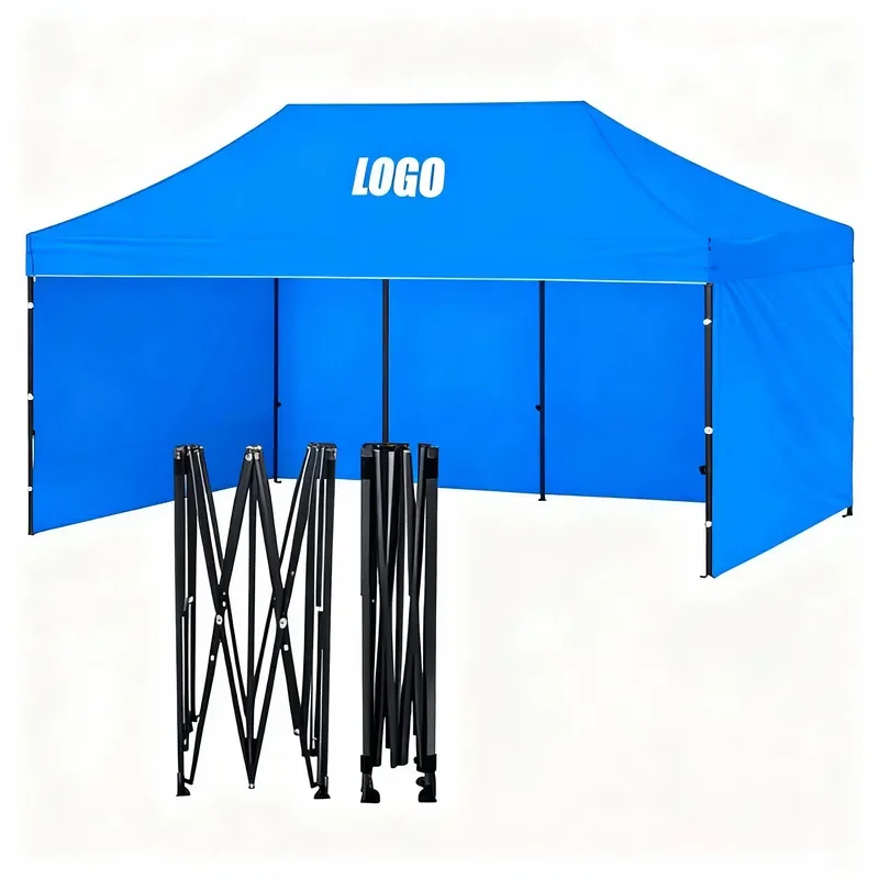 High Quality Outdoor Waterproof 3x6 Advertising Oxford Cloth Canopy Tent Stainless Steel Frame All Seasons Trade Show Folding