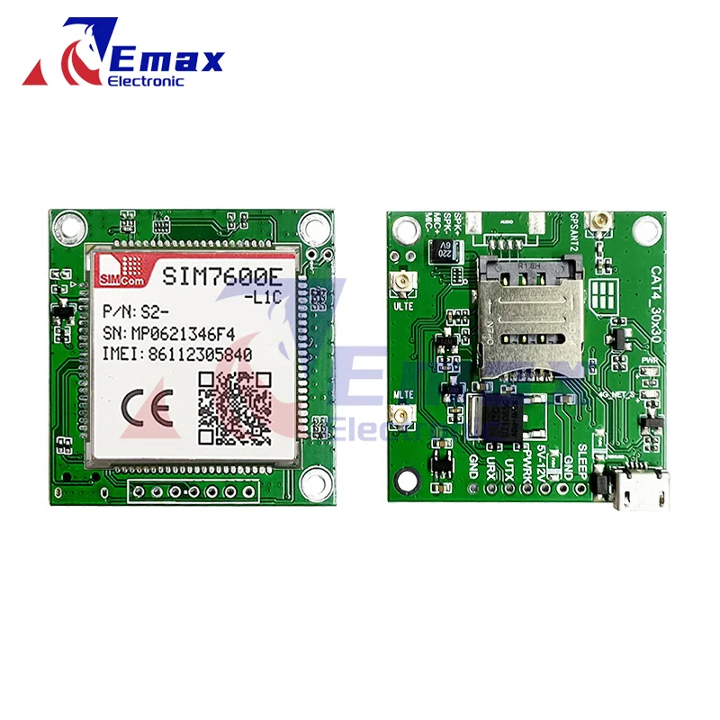 Imagem -06 - Core Board Conselho de Desenvolvimento Lte Cat1 Mais Gnss Sim7600e-l1c Sim7600e-l1c Cat1