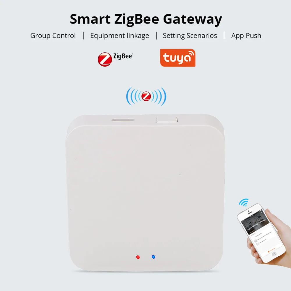Bluetooth 5.0 Wireless Smart Gateway Hub Multi Mode ZigBee 3.0 2.4G WIFI Tuya 3.0 Remote Controller Intelligent Home Appliances