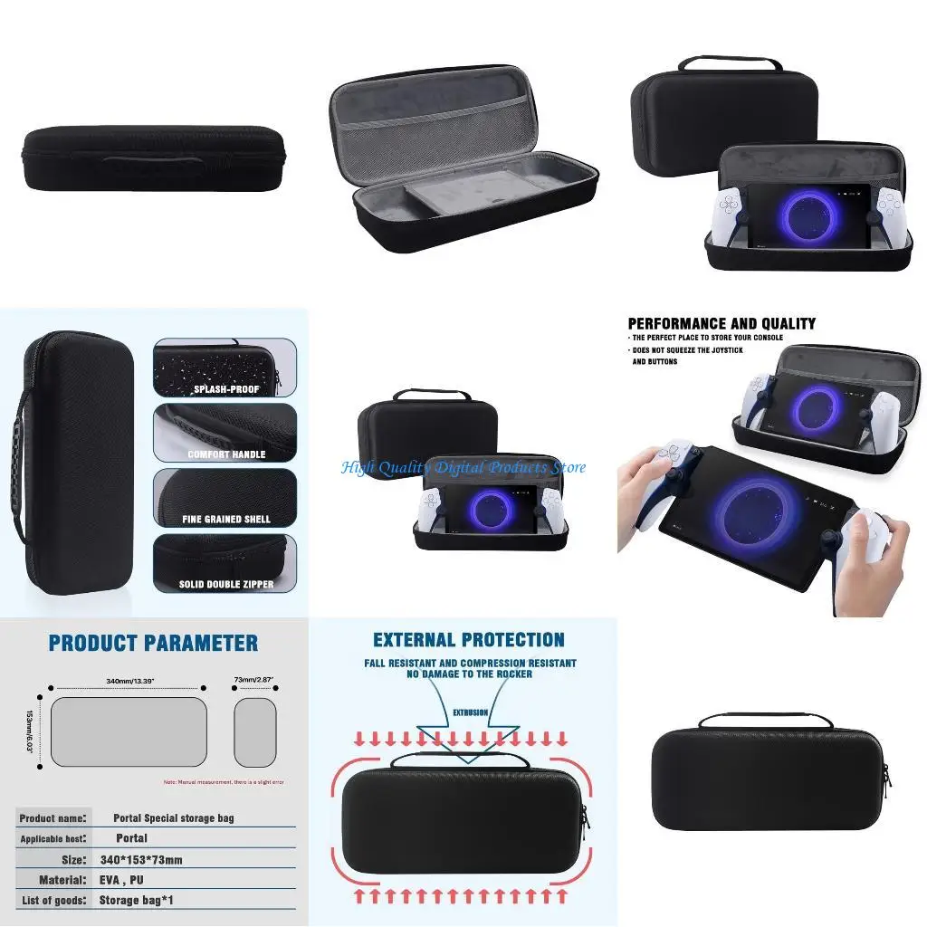 

U2JE Shockproof Hard Shell Storage Carrying Case Travel Bag for Remote Player