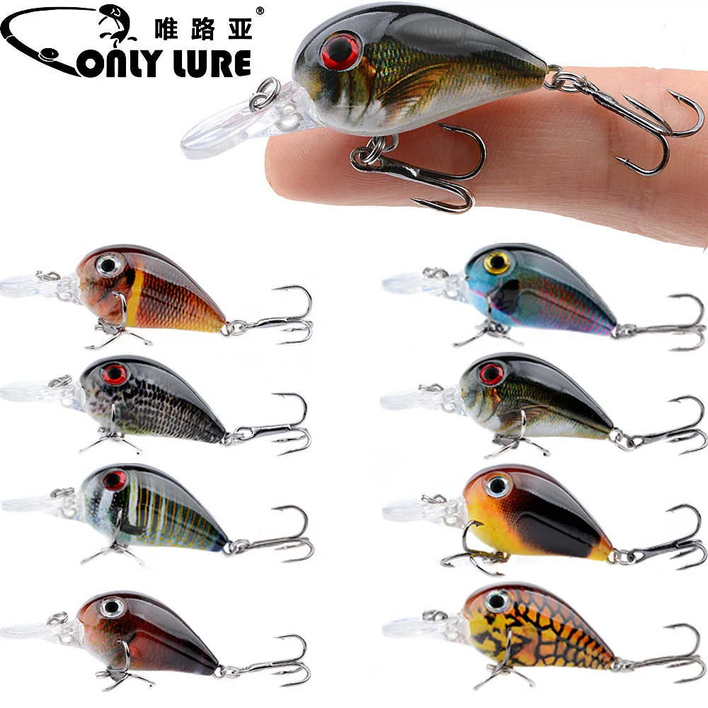 Micro-object Lure Bait Floating Water Wobbler 2.5g/4.5Cm Lure Ring Bead Bass Fishing