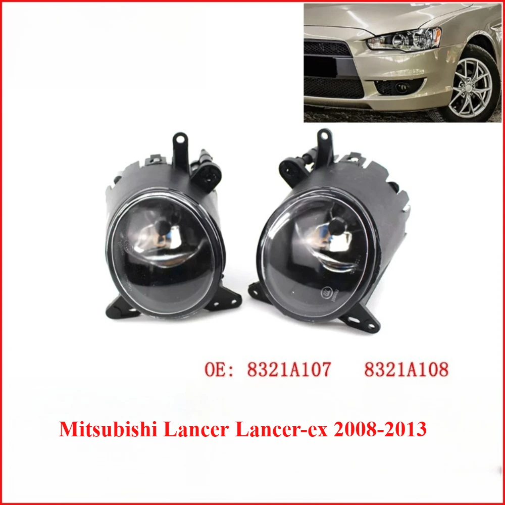 For Mitsubishi Lancer Lancer-ex 2008 2009 2010 2011 2012 2013 Fog lights for lancer x LED Halogen Fog Lamps Headlights 8321A108