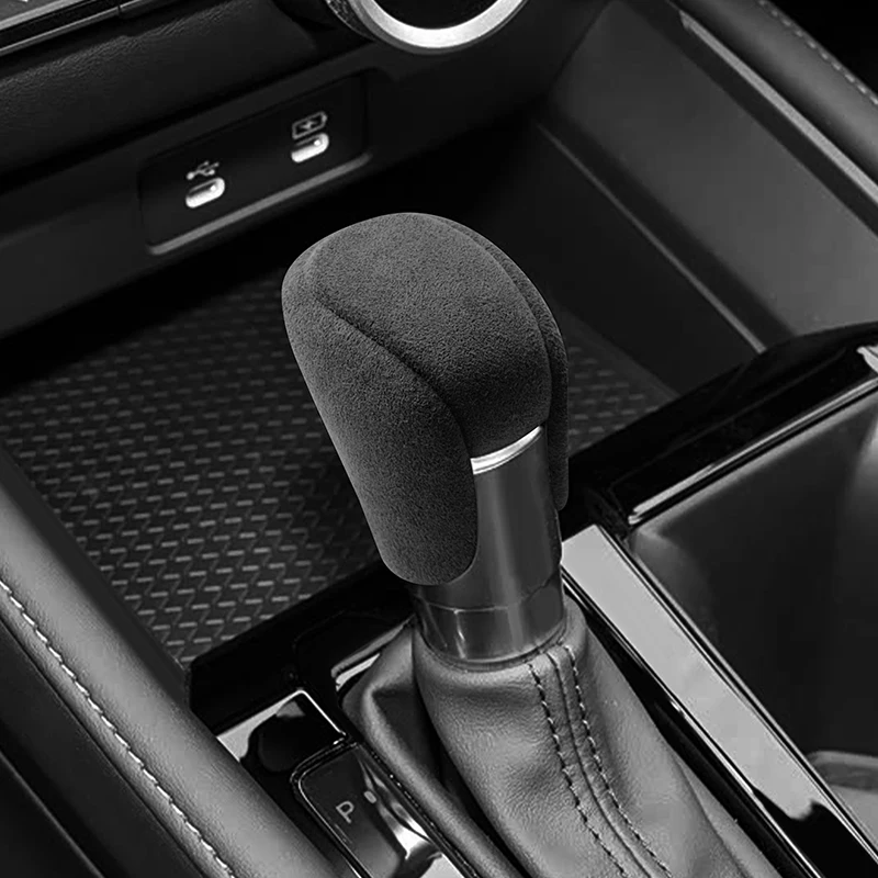 

For Honda Accord/CR-V/HR-V/ZR-V/XR-V ar Gear Shift Knob Change Lever Boot Cover Interior Tuning Accessories Made of Alcantara