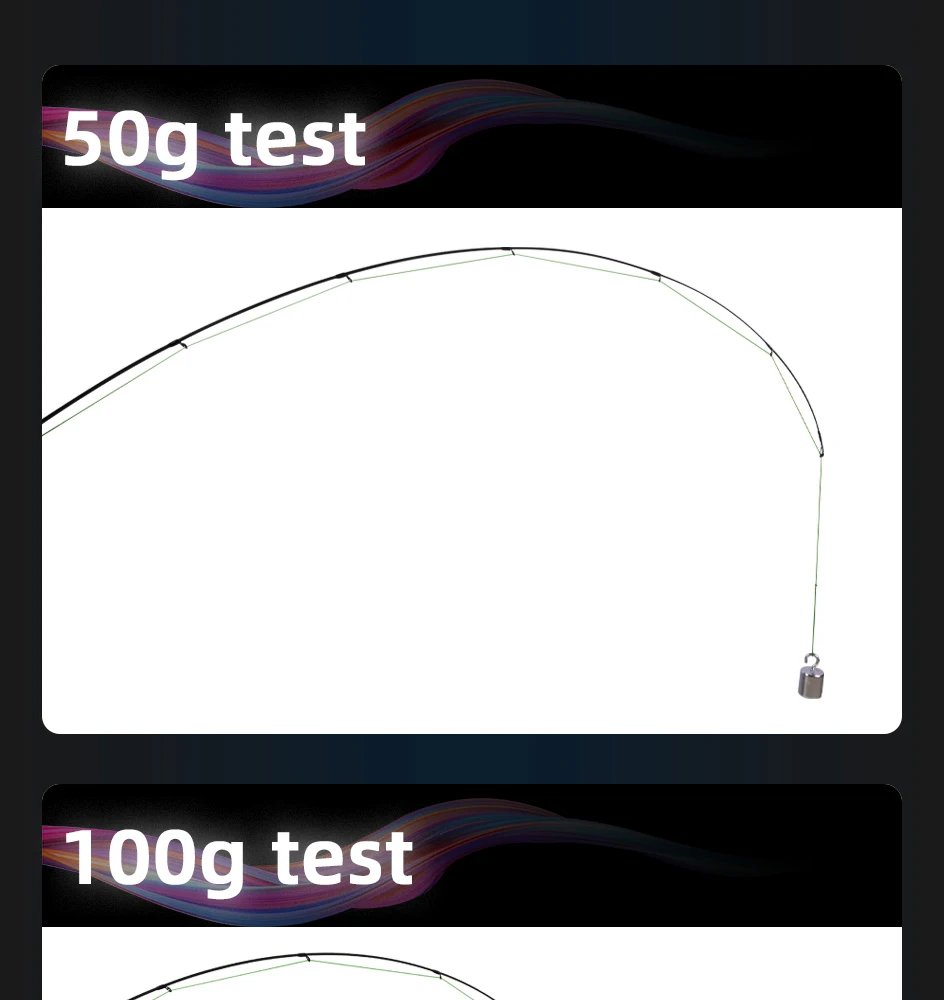 MIFINE Nano Jig Spinnrute, ultraleichte Angelrute, 0,5–2 g, 1,68 m/1,83 m, schnelle Aktion für Barschforelle, Salzwasser, Süßwasser – Detail 12