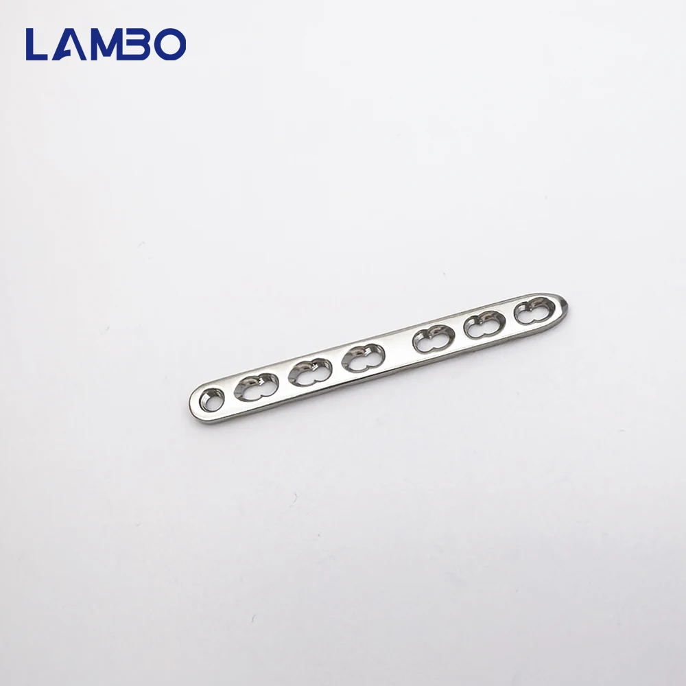1PC 2.0/2.4mm S.S. Straight Locking Plate for Veterinary,Orthopedic Implants,Pet Hand Tools, Surgical Instruments for Dogs view 2