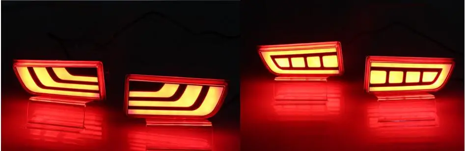 2018 2019y Car Bumer Taillight For Mahindra Scorpio Rear Light Brake LED Car Accessories Taillamp For Scorpio Rear Light