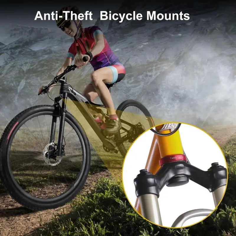 Anti-Theft Bicycle Trackers Hiddens Stem Caps Mount Bike Holder Natural Mounting GPS Accessory For Bicycle With A Hole In The