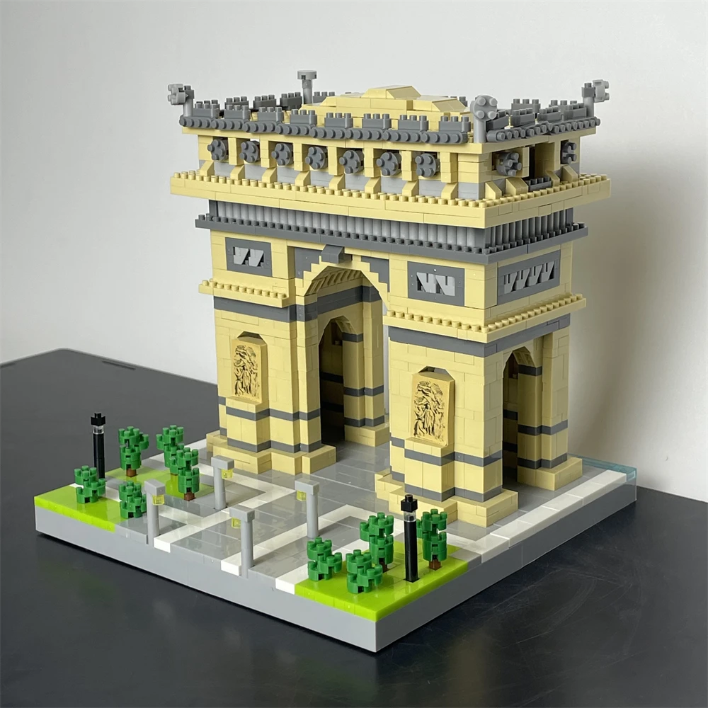 Louvre Museum Micro Mini Building Blocks Set Toy:Art Gallery Model with Cultivar Your Creativity,Perfect for Architecture Lovers