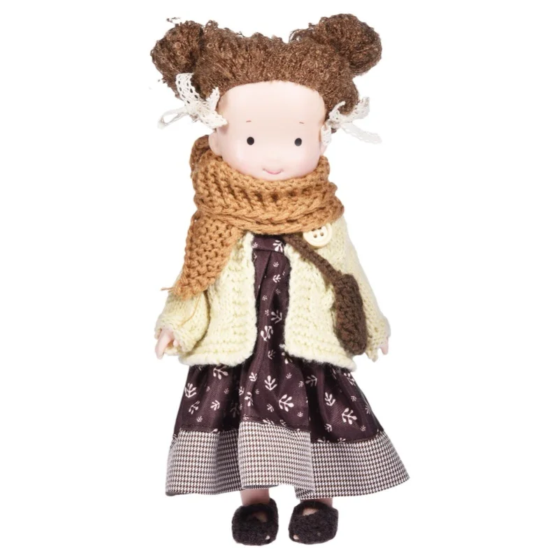 

Stuffed Girl Toy Doll Handmade Children Cute Little Girl Dolls Stuffed Toy Christmas Birthday Gift For Kids