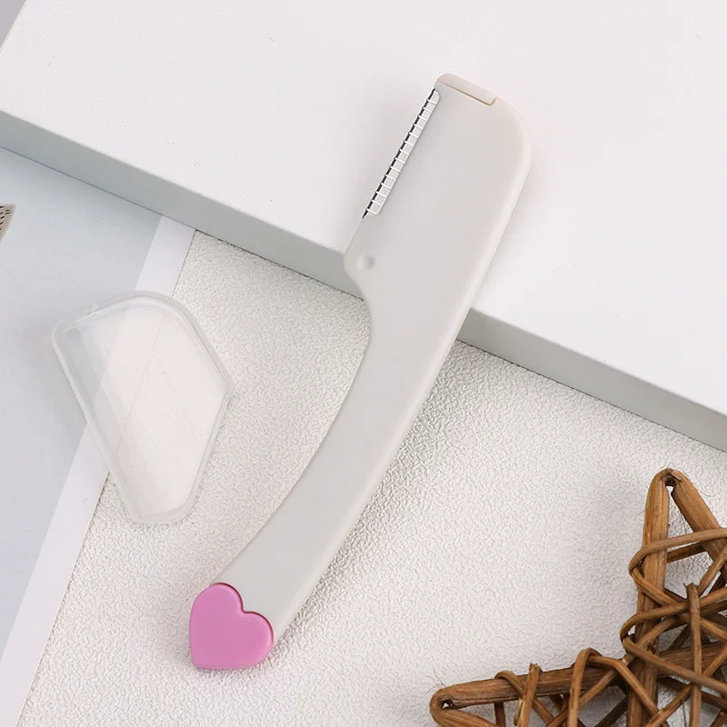 شفرات احترافية لتشذيب الحواجب للنساء، شفرات إزالة شعر الوجه من الفولاذ المقاوم للصدأ، أدوات مكياج دقيقة للتهيأ