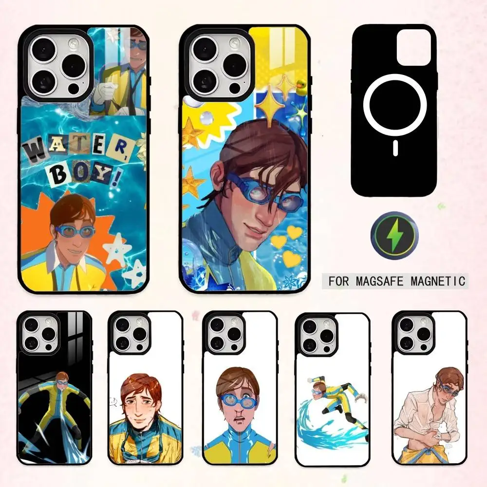

Gaming D-Dispatch W-Waterboy Phone Case For iPhone17,16,15,14,13,12,11 Plus,Pro Max Magnetic For Magsafe Wireless Charging