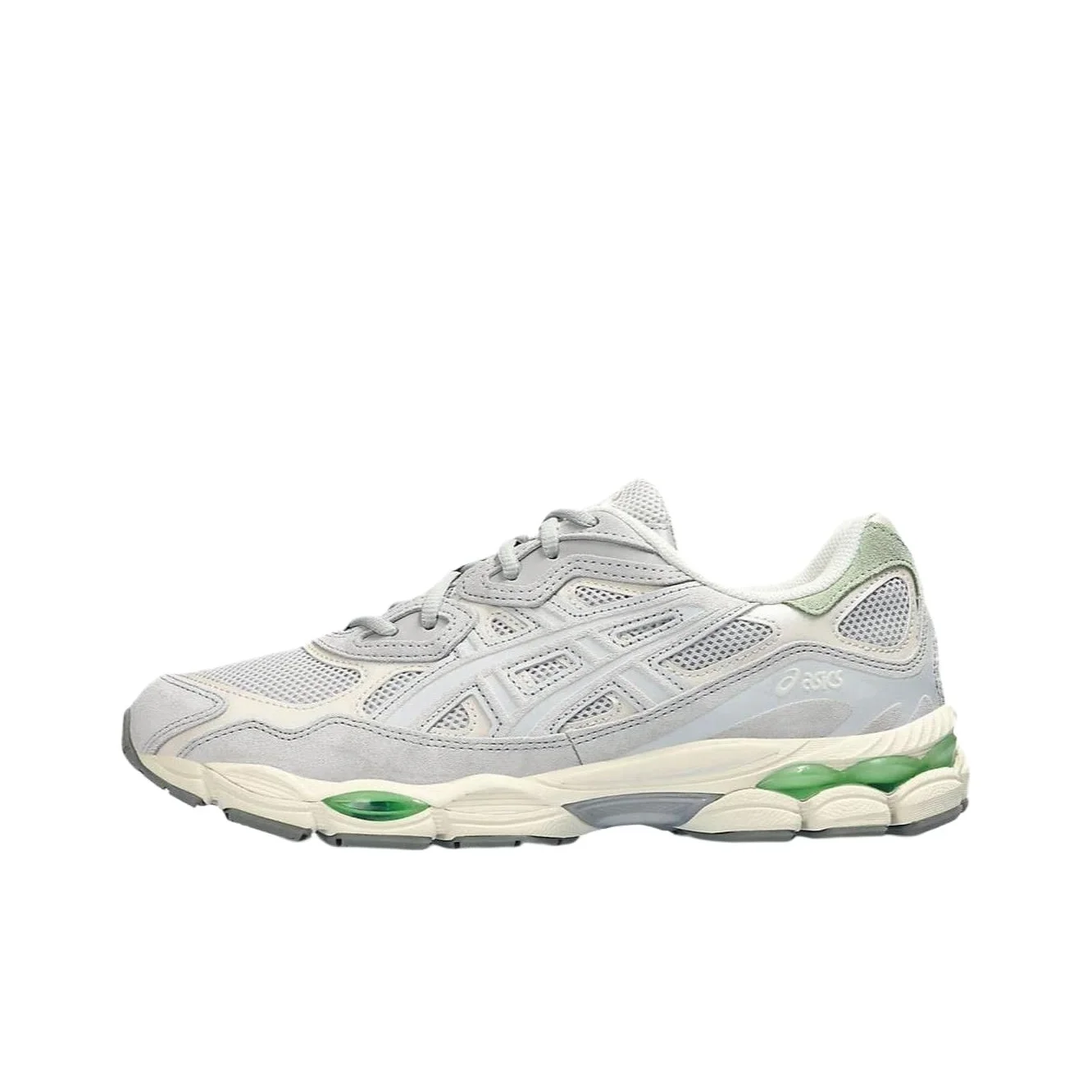 ASICS Casual Shoes Men's Low Top Gray Green 1203A383-022