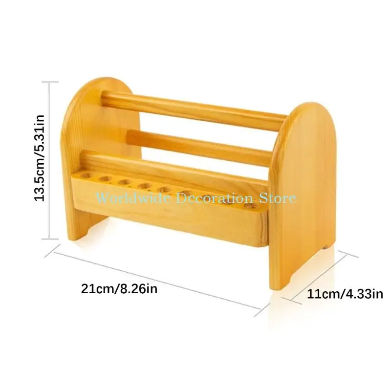 Q39B Handmade Tool Display Stand With Adjustable Sections For Workshop Efficiency