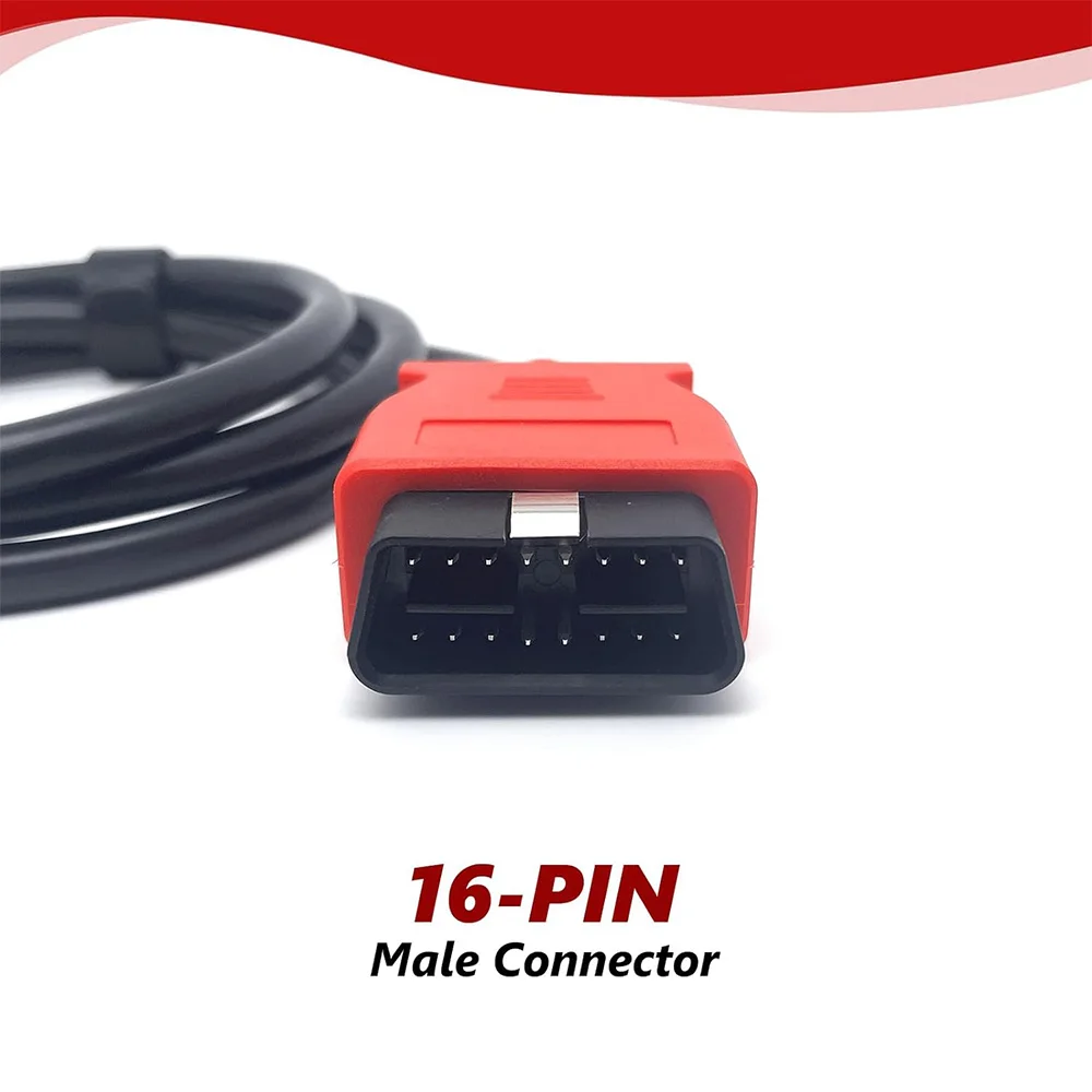 Obd2 16pin converter para db15 db26 cabo principal para autel 908/ms906/905/908pro linha de diagnóstico obd adaptador conector db 15pin 26pin