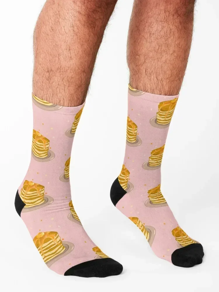 Pancakes for breakfast? Socks soccer anti-slip Running Stockings man Crossfit Men's Socks Luxury Women's