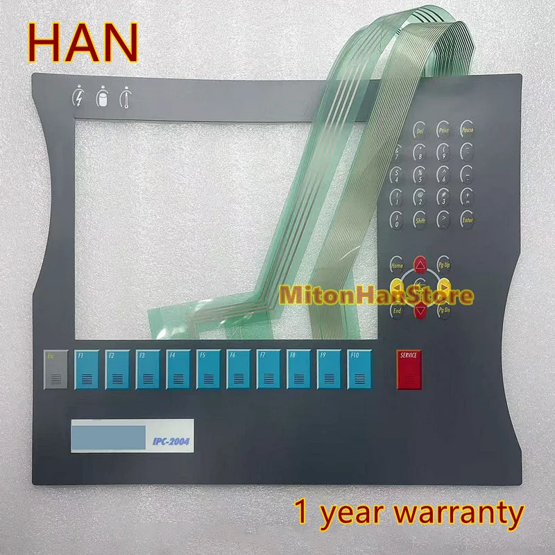 New For CP7037-1037-0010 TPC-2004  Membrane Keyboard Button film Keypad  CP7037-1037-0010 Touch Screen Glass