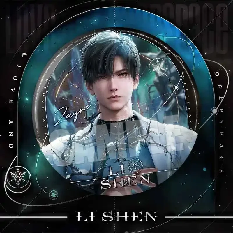 アニメ愛とディープスペースゼイン・ラファエル・シラス・ザビエルコスプレバッジブローチピンベッド漫画ペンダントコレクション