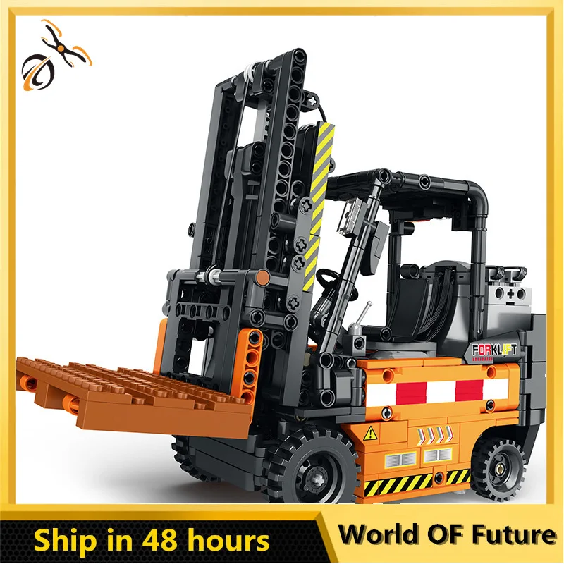 

Technical Remote Control Forklift Building Blocks APP RC Car Engineering Vehicle Bricks Educational Toys For Children Gift Set