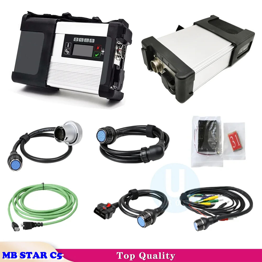 

MB Star C5 Main Unit with WIFI for Cars and Trucks Multi-Langauges MB SD Connect Compact 5 Star Diagnosis Multiplexer Only