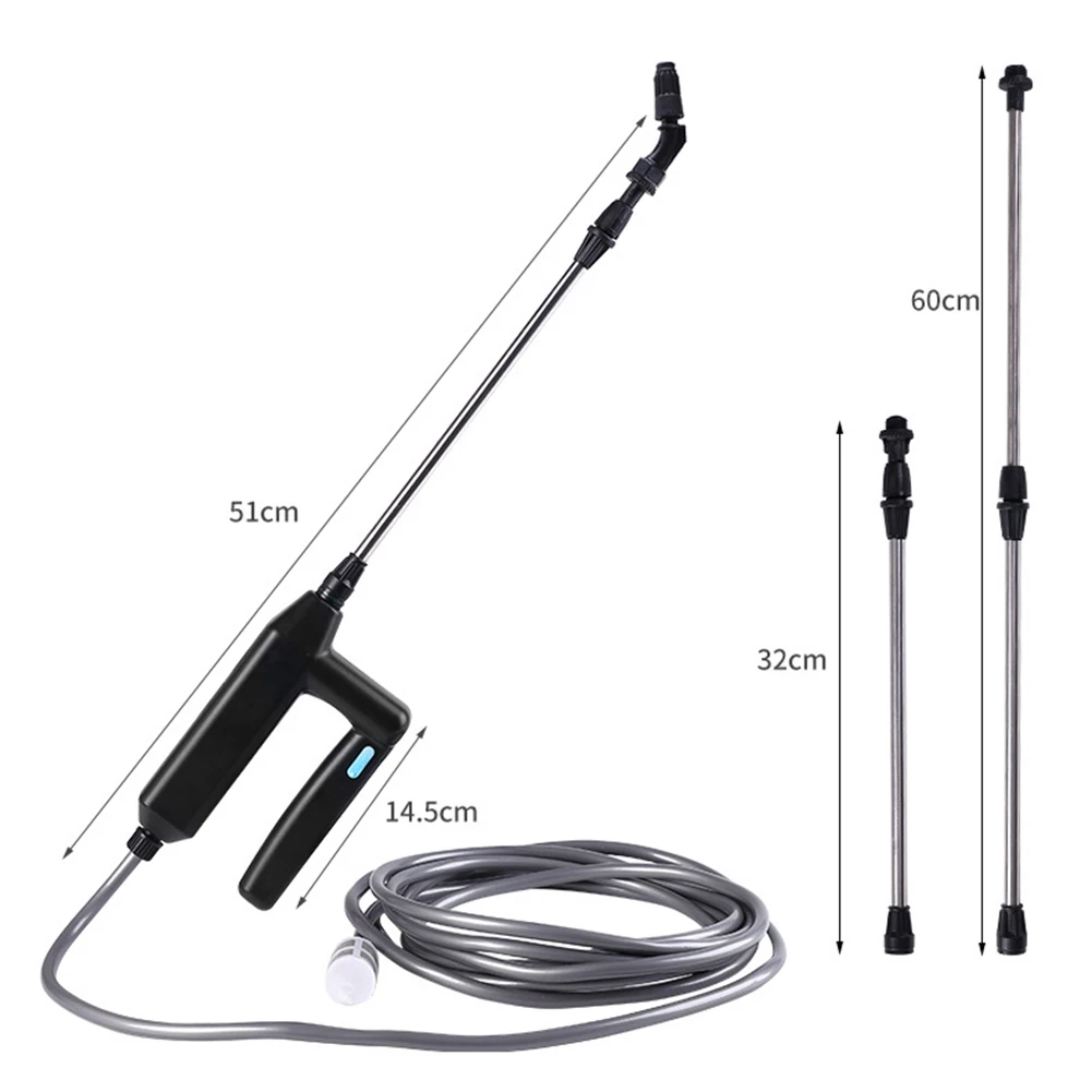 Pistola pulverizadora eléctrica para jardín, atomización automática, botella pulverizadora de plantas USB, aspersor de alta presión, riego de jardín