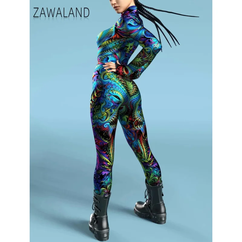 Steampunk 3D Machine Printed Cosplay Costumes Men Elastic Women Jumpsuit Zentai Men For Bodysuit Skinny Halloween Holiday Outfit