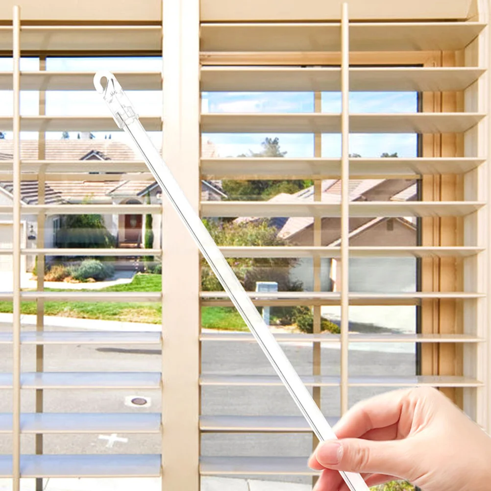 Curtain Accessories Mini Blind Rod Replacement Vertical Part Stick with Hook Control Wand Window Blinds