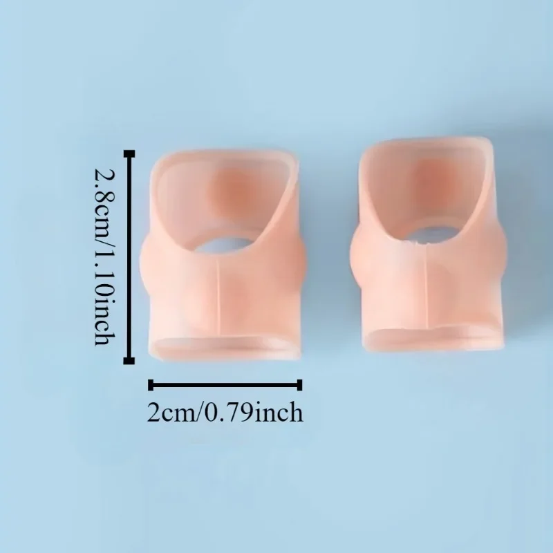 2 szt. Rękawy korekcyjne wrastających paznokci - ulga w bólu i zapobieganie wzrostu paznokci, bezwonna pielęgnacja stóp