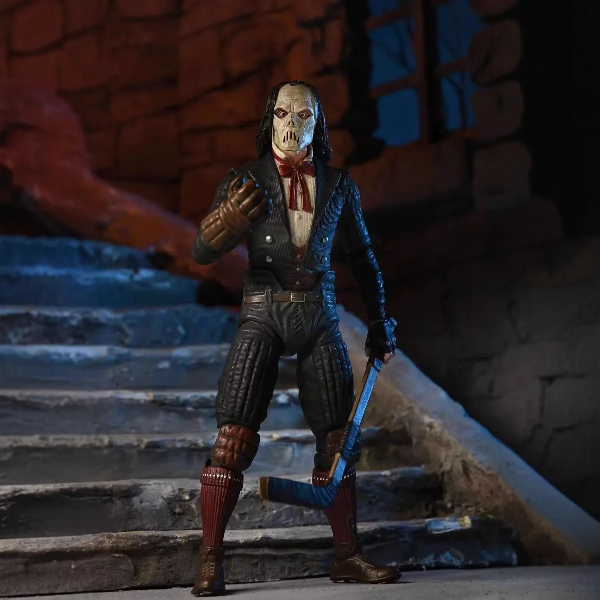 Neca adolescente mutante ninja tartarugas 2 casey jones 7 Polegada figura de ação modelo colecionável brinquedo desktop modelo ornamento presente aniversário