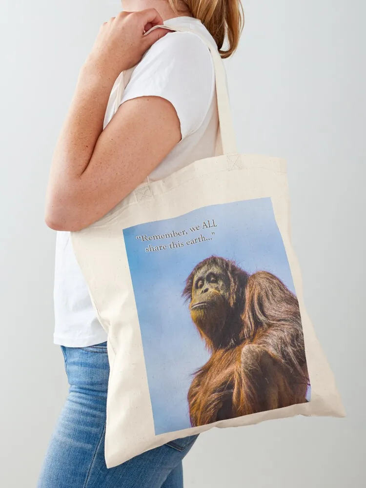 

We All Share Image By Rich AMeN GIll Tote Bag Handbags women Women's handbag Shopping bags shopping cart bags