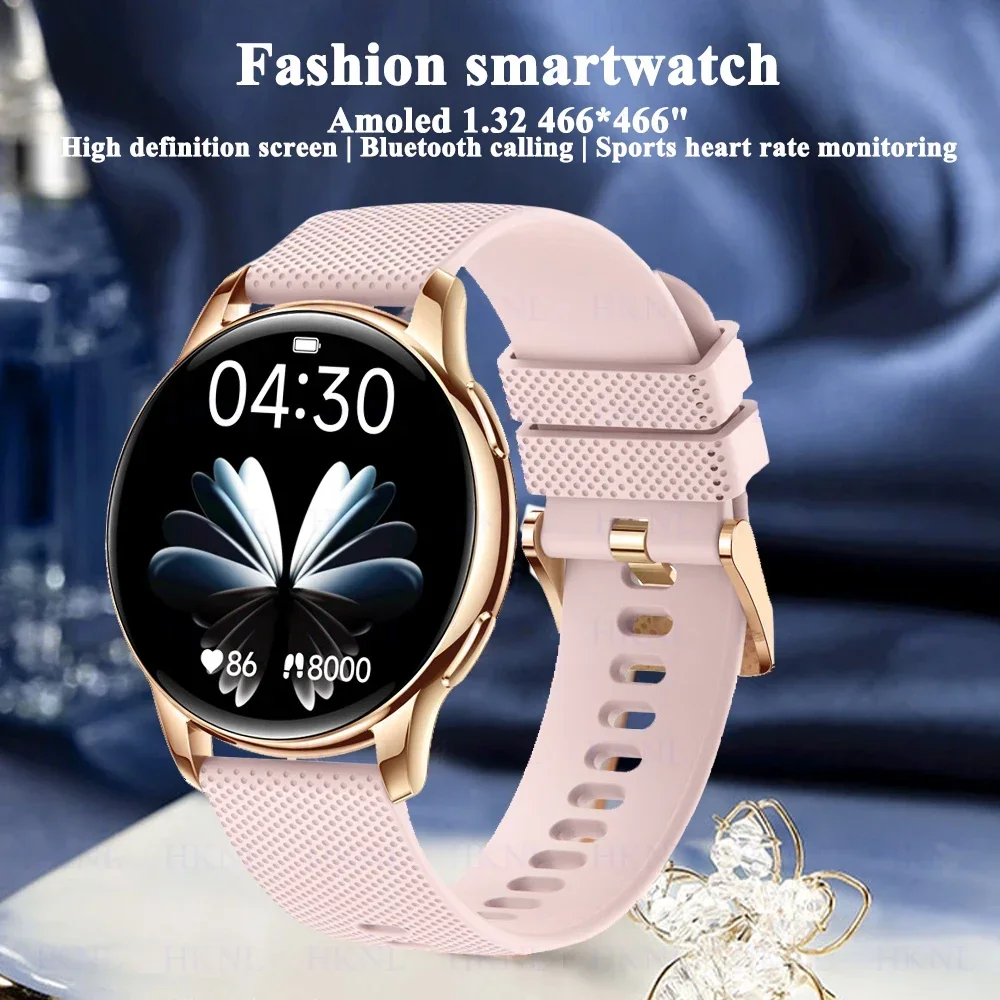 

New Bluetooth Smart Watch Women Screen Waterproof Heart Rate Blood Monitor Smartwatch Fitness Tracker Sleep1.32" Full Touch HD