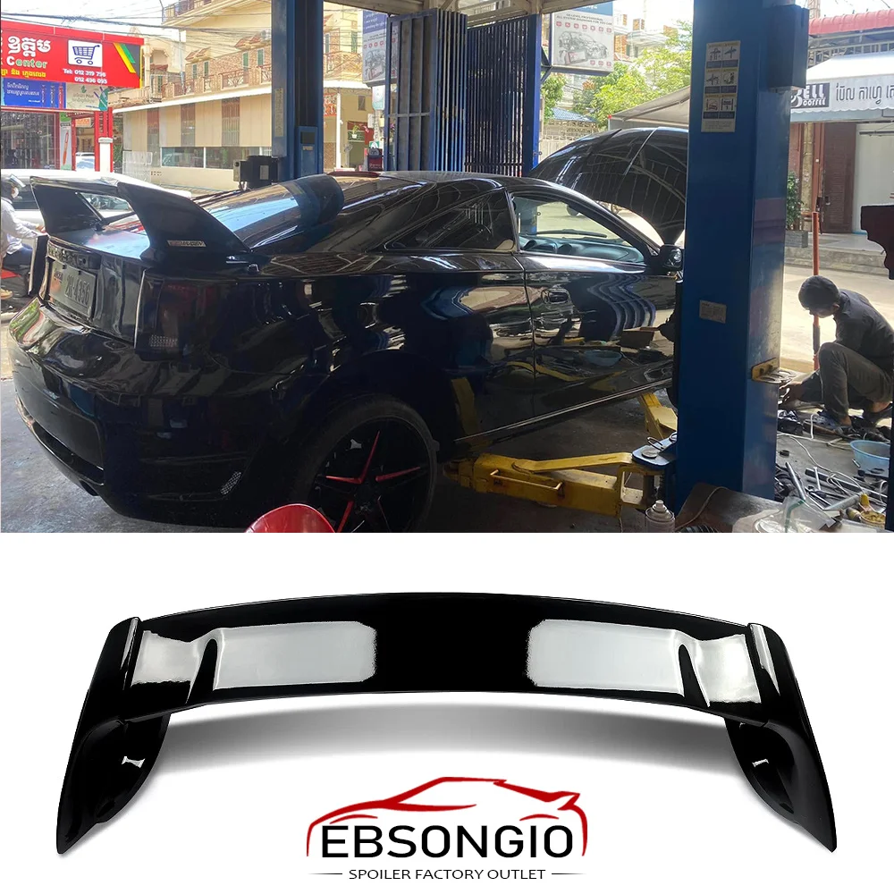 FOR TOYOTA CELICA Rear TRUNK SPOILER VVT 2000 02 03 2004 2005 High Quality ABS Plastic Car FD2 Spoiler Trunk Boot Wing Spoiler