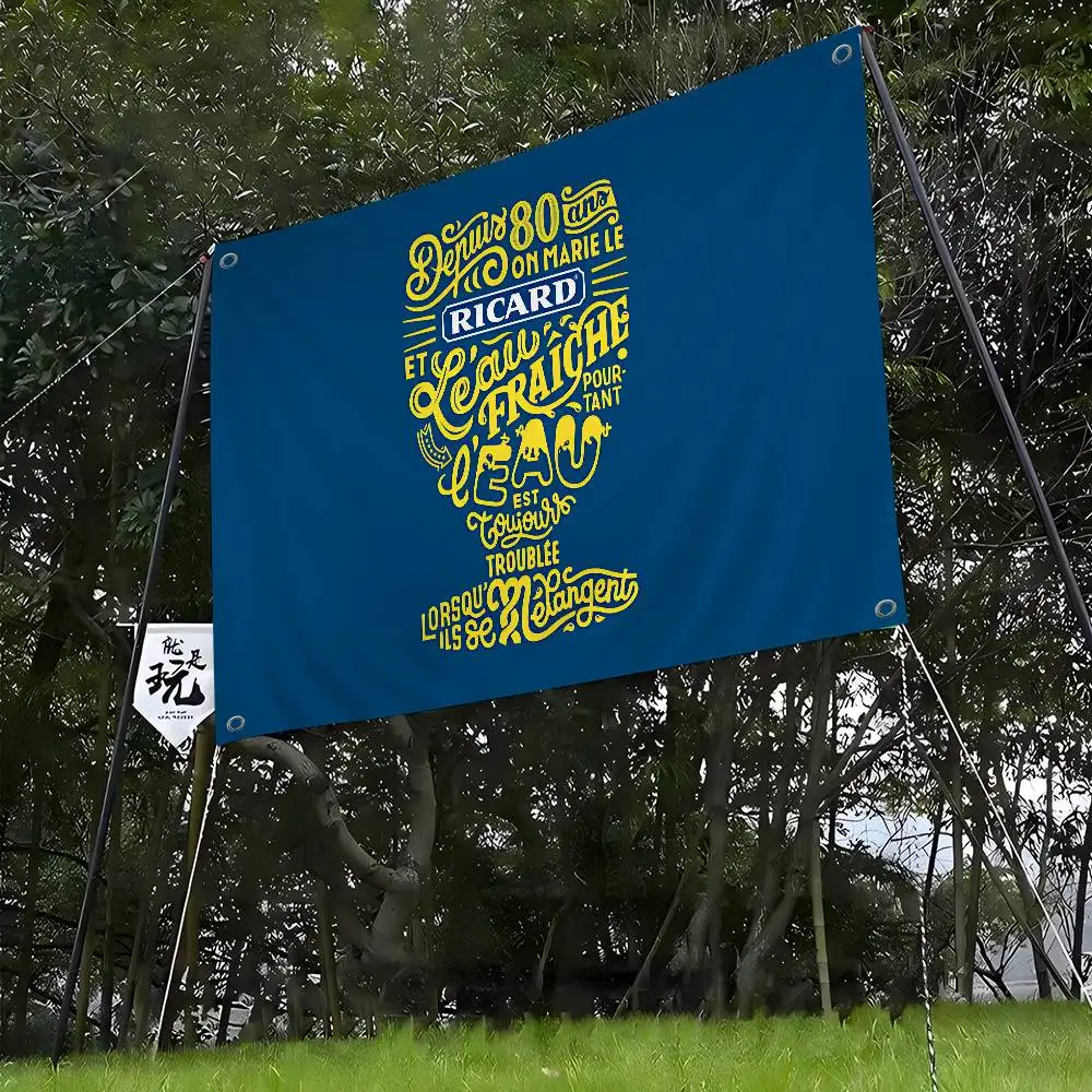R-RICARD Family Gatherings Outdoor Atmosphere Flags Camping Decorations Banners