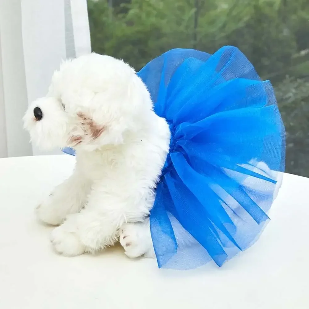 Fashion Tutu Dress Teddy Schnauzer Puppy Pet Costume Apparel Dog Dress Dog Skirts Pet Supplies Puppy Clothes Dog Clothes