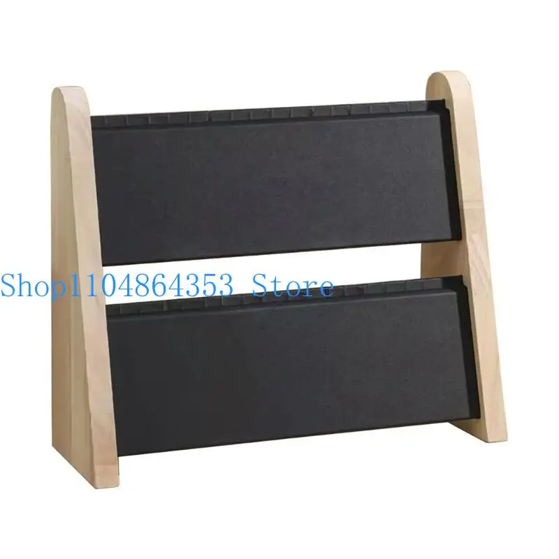 652F Handcrafted Double Layer Necklace Display Rack For Jewelry Shops And Homes