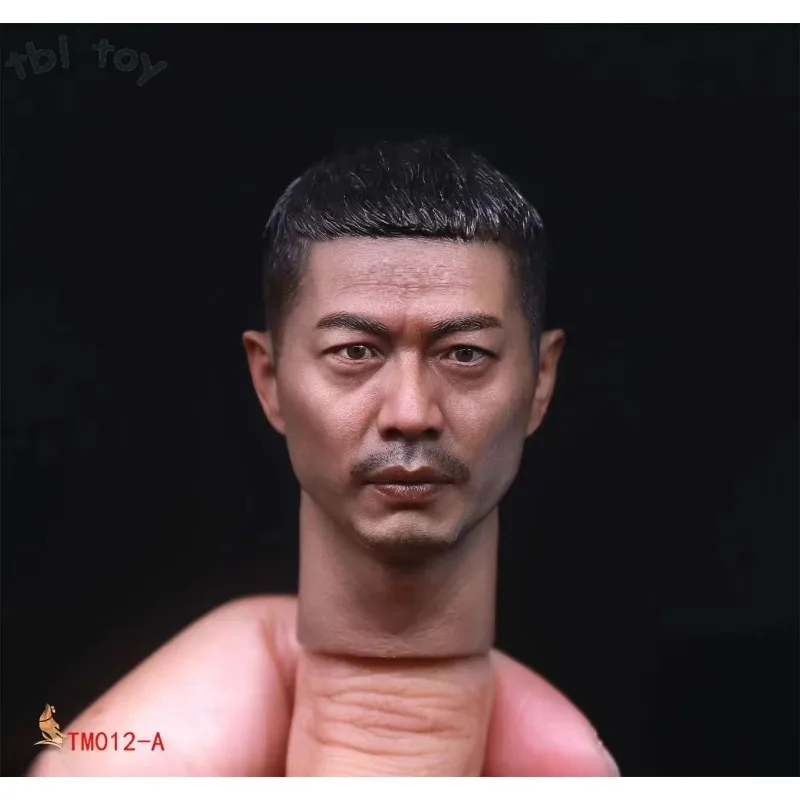 Tm012 escala 1/6 soldado masculino duan cabeça longa jogado cabeça de soldado chinês escultura modelo figura brinquedos