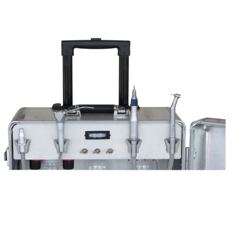 Mobile Dental Unit with Built-in Air Compressor Suction for Veterinary Pet Medical Dental Tal Supply
