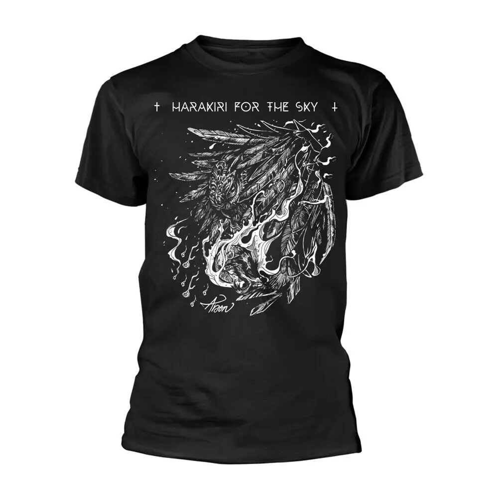 Men's Harakiri For The Sky Arson White T shirt Small Black