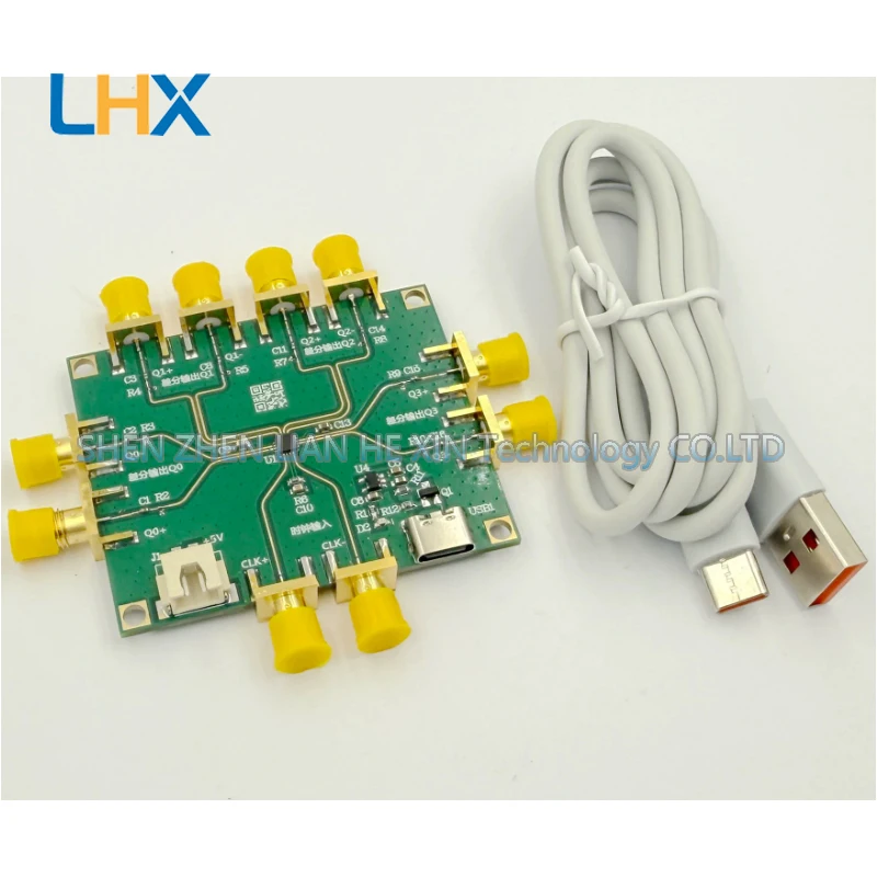 ADCLK944 7GHz high-speed clock fan-out buffer, 1 differential input, 4 output, four-layer PCB new