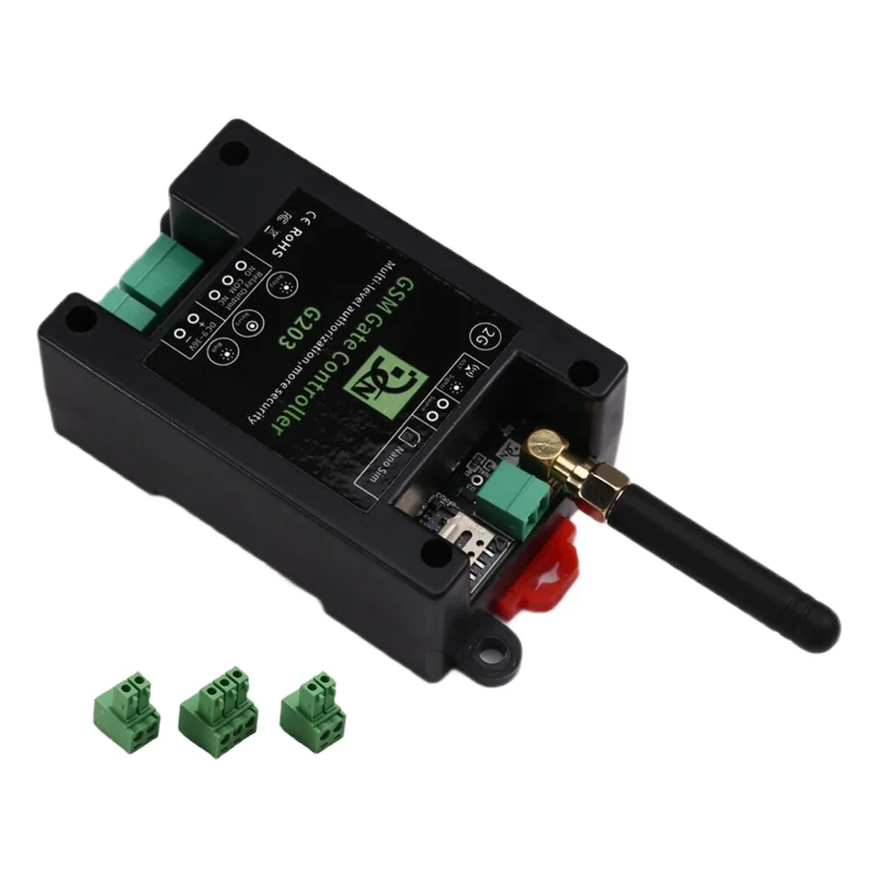 A37T-GSM Remote Control Relay Switch G203 2G Mobile Phone Operated Door & Gate Controller Gsm Gate Controller G203