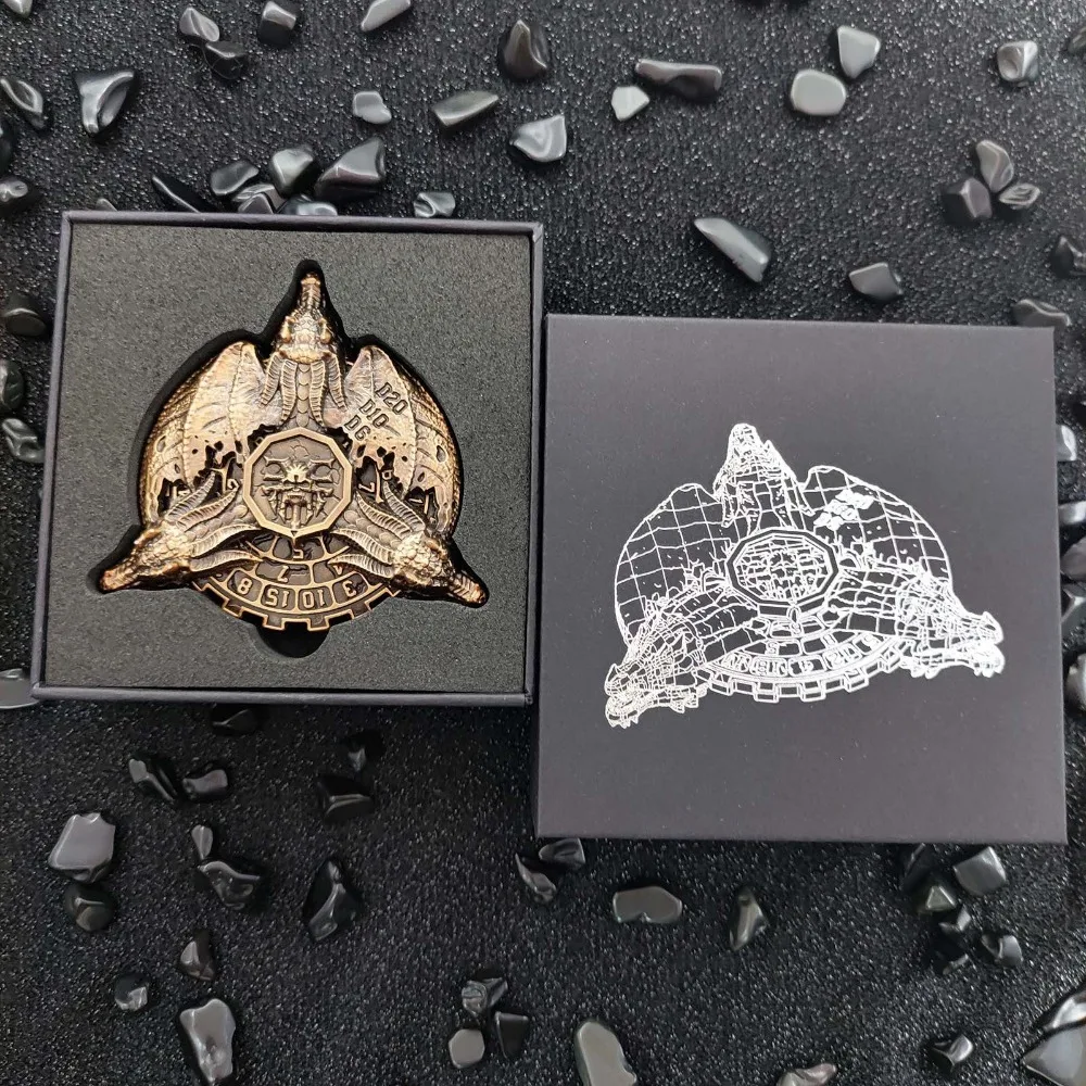 لعبة XLEDC Dragon Ring الميكانيكية المعدنية الدوارة بثلاث شفرات فيدجيت سبينر لتخفيف التوتر