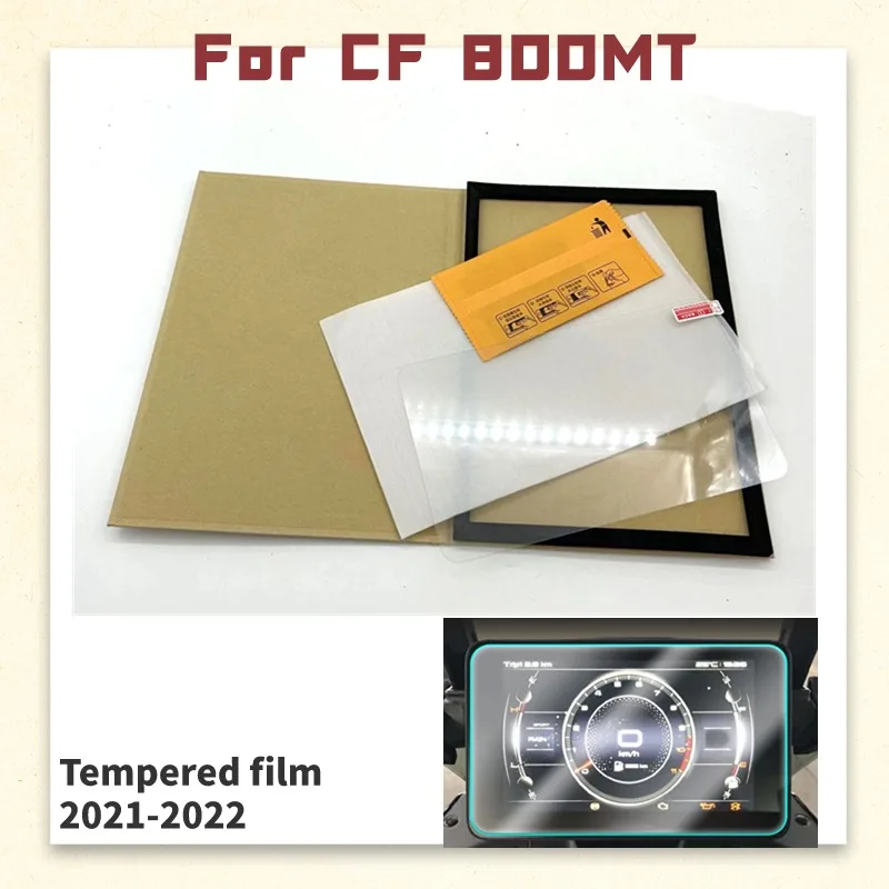 For CF 800MT 800 MT 2021 2022Motorcycle Accessories Scratch Cluster Screen Dashboard Protection Instrument Film Tempered Film