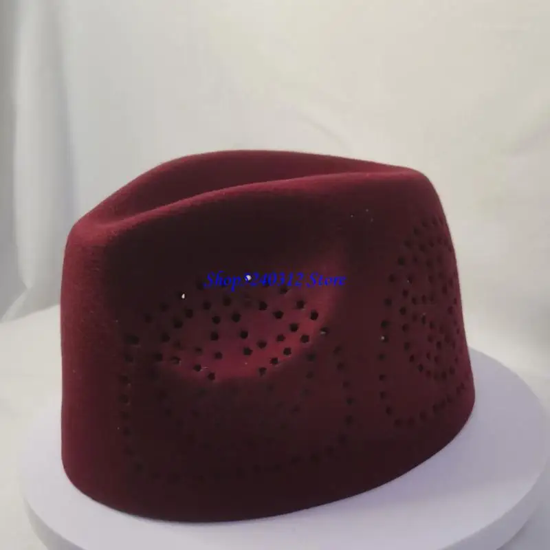 634C 古典的な男性エスニック祈りの帽子通気性生地宗教クーフィー帽子伝統と現代的なスタイルの外観