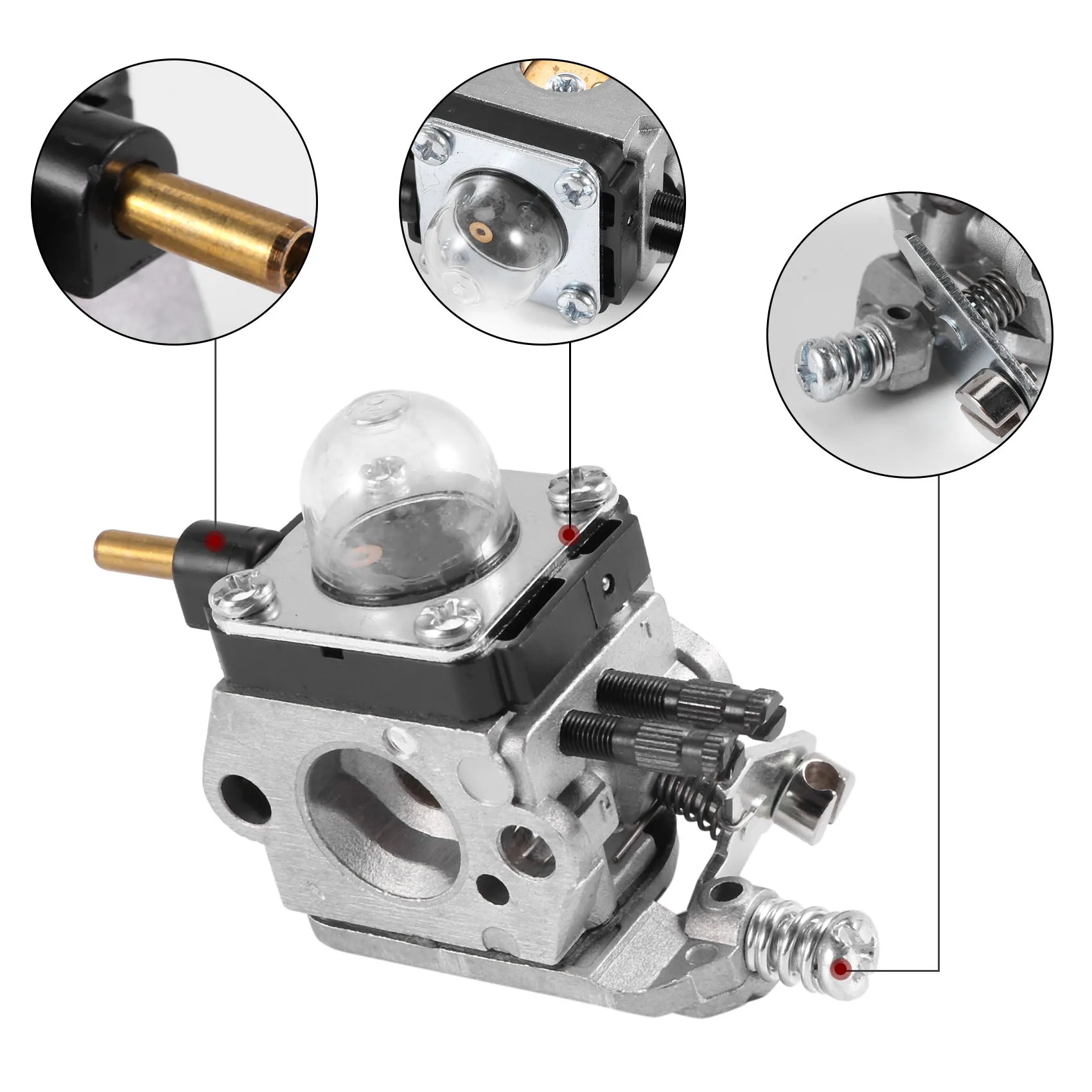 Imagem -03 - Kit de Substituição do Carburador para Louva-a-deus de Ciclos C1u-k54a C1u-k17 Rebento Cultivador 7222 7222e 7222m 7225 7230 7234 7240 7920 7924