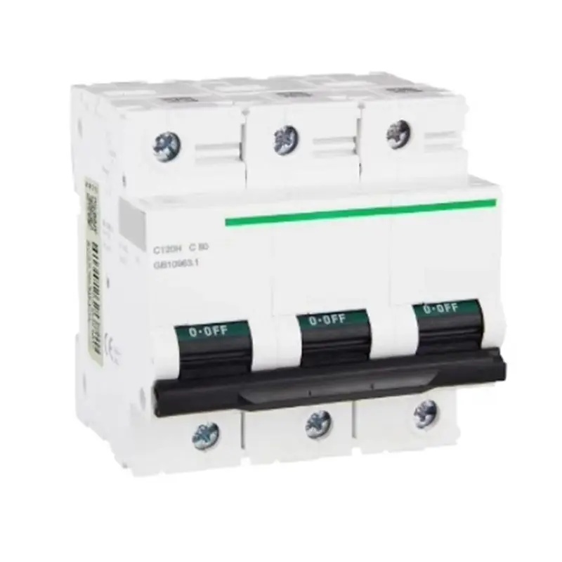 

B48A A9 C120H Miniature Circuit Breaker C Type 80A Circuit Breaker One-Stop Electric High Current Air Switch 3P