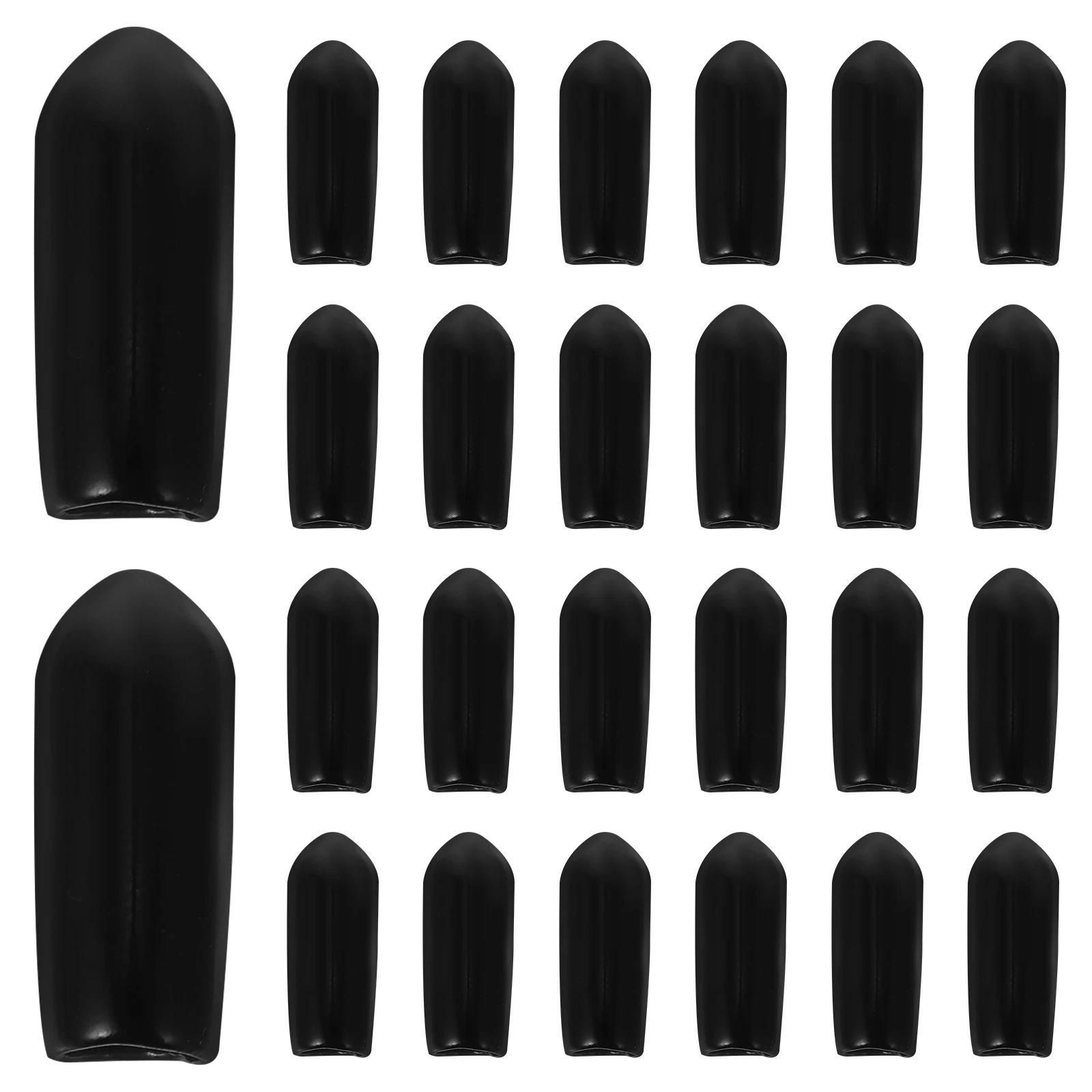 

100 шт., резиновые наконечники для повязки на голову, защитные колпачки для застежки для волос, сменные аксессуары для самостоятельного изготовления, чехлы на подушки, повязка на голову, резиновые концы